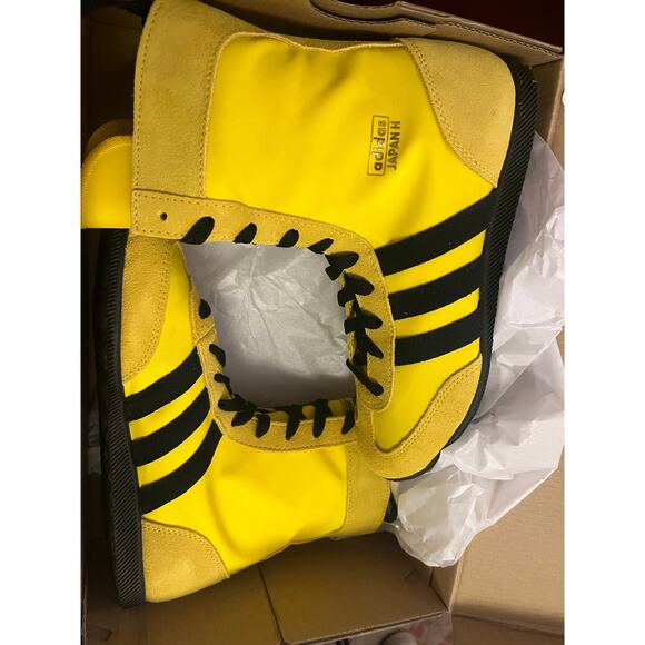 NEW ADIDAS ORIGINALS Japan High Women's US 7 Yellow/Black - Picture 9 of 9